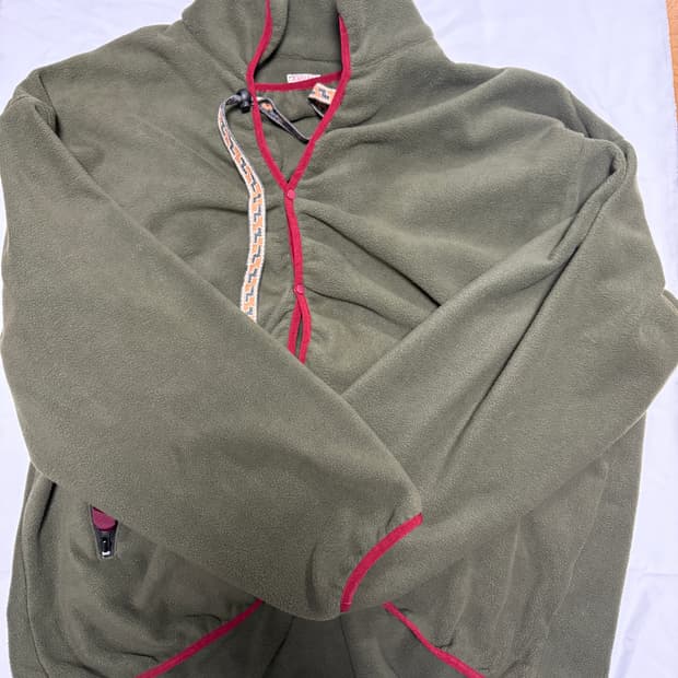 캐피탈 아노락 플리스 올리브 3사이즈