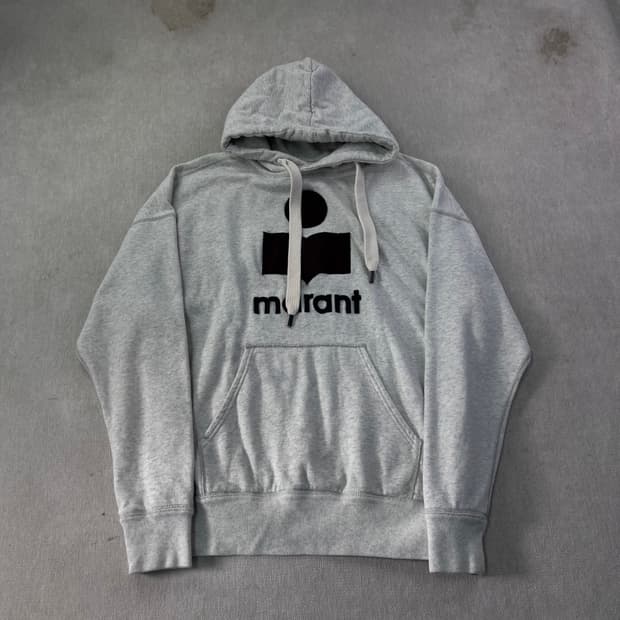 100 이자벨마랑 빅로고 후드티