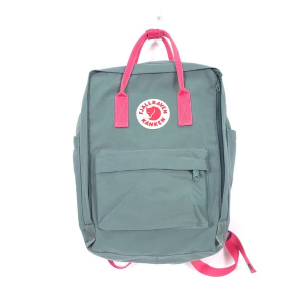 FJALLRAVEN 민트 핑크 배색 칸켄 백팩