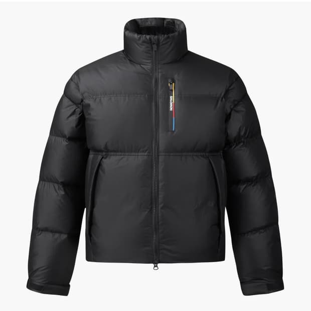 살로몬 컨투어 크롭 다운 자켓 패딩
