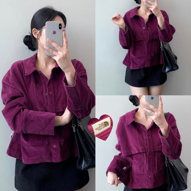 노스페이스 코듀로이 자켓