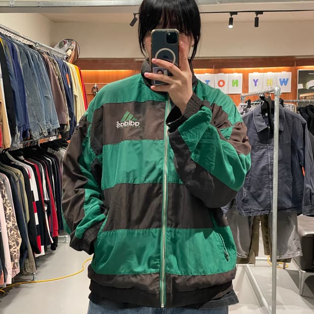 아디다스 이큅먼트 올드스쿨 바람막이 자켓 