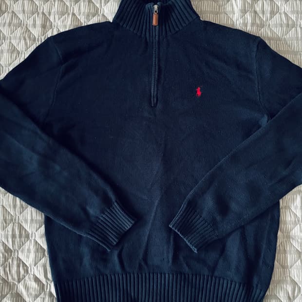 폴로 랄프 로렌 하프집업 니트 네이비 L사이즈