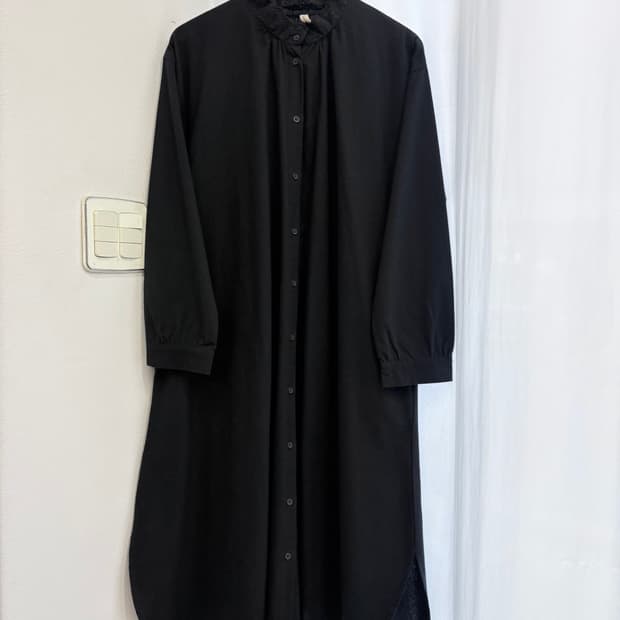 cloudnine 코튼 자수 블랙 모리걸 원피스 JPN