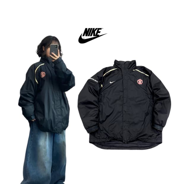 나이키 00s 맨유 맨체스터유나이티드 블록코어 바람막이 자켓