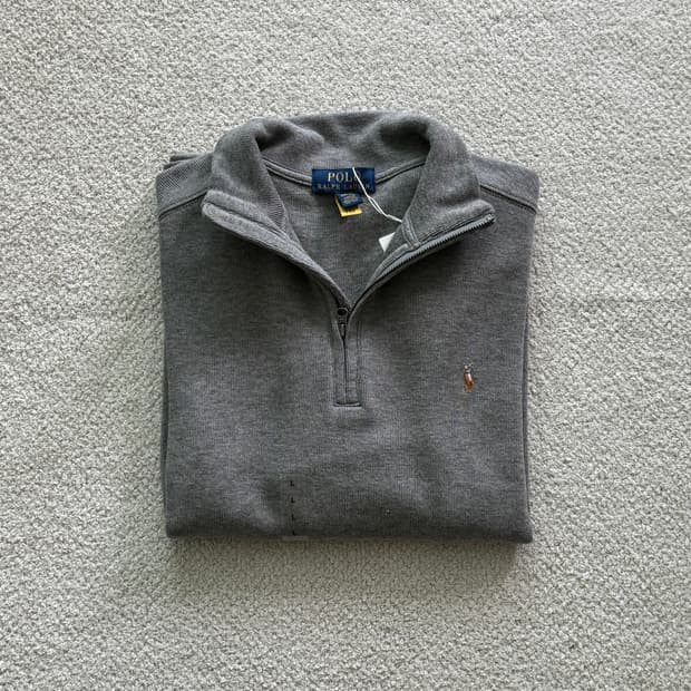 (새상품/정품) 폴로 보이즈 반집업 맨투맨