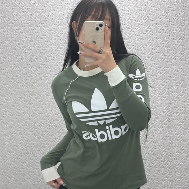 아디다스 스타디움 빈티지 베이스그린 롱슬리브 S C07643