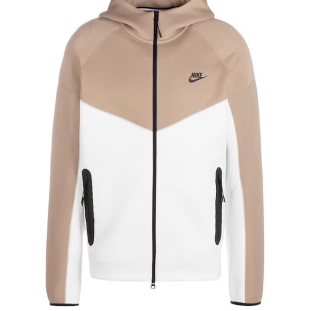 나이키 테크 플리스 화이트 카멜