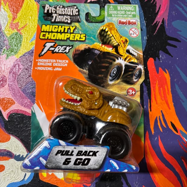 미개봉) 티렉스 풀백미니카 장난감 피규어 인테리어 소품