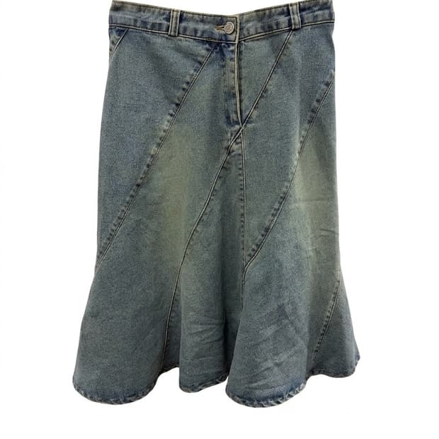릭스달러 데님 롱 스커트 S