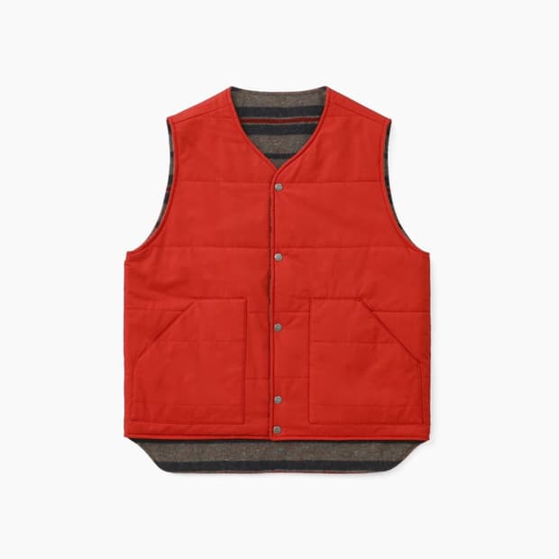 카키스 리버시블 캠프 베스트