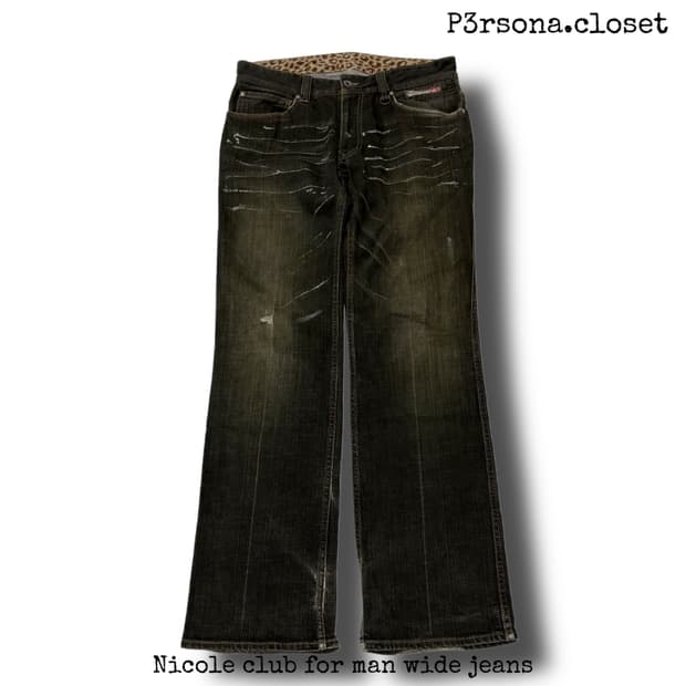 Nicole club for man wide jeans