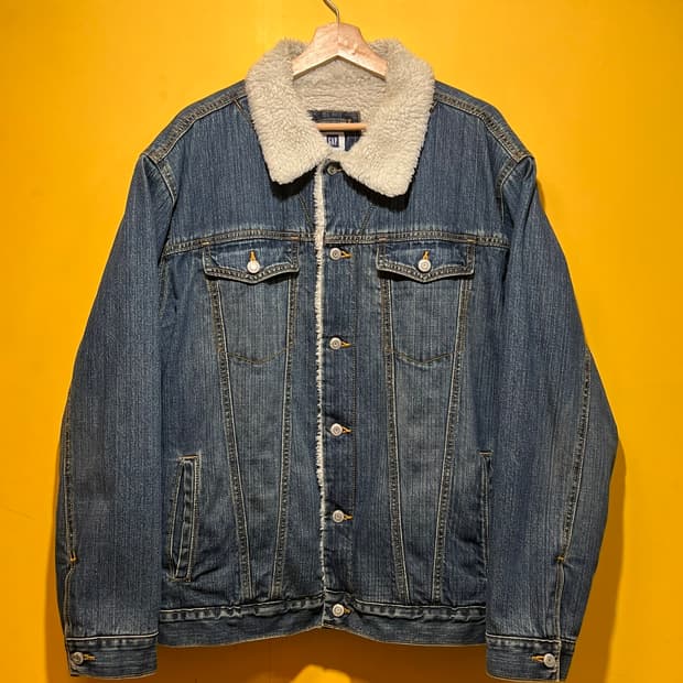 [XL] 갭 GAP 데님 트러커 쉐르파 자켓