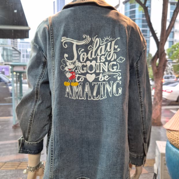 M12 디즈니 데님 자켓 여성 66