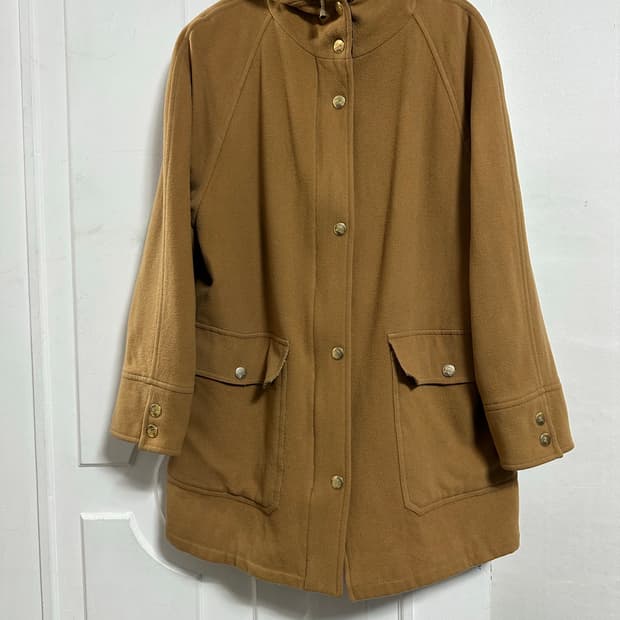 버버리 후드 코트