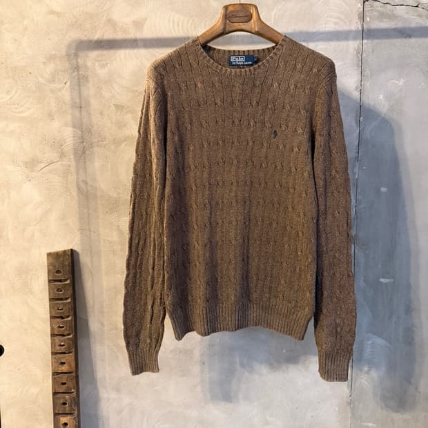 폴로 랄프로렌 100% 실크 케이블 니트 100~103