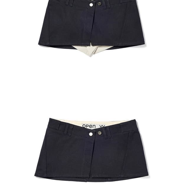 Open yy LAYERED MINISKIRT & BOXER SHORTS