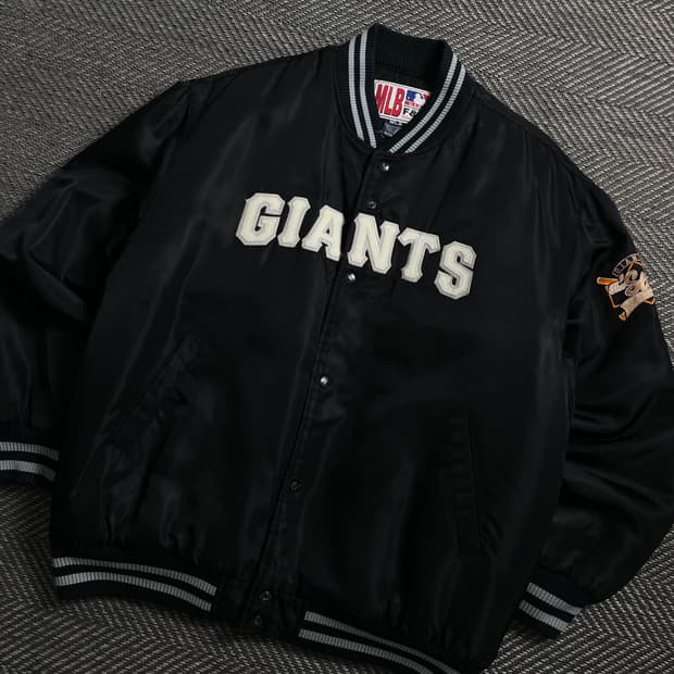 MLB 샌프란시스코 자이언츠 사틴 바시티 자켓y 4052