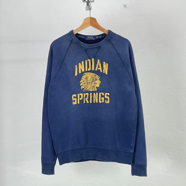 폴로 랄프로렌 네이비 인디아나 스프링스 크루넥 스웨트 셔츠