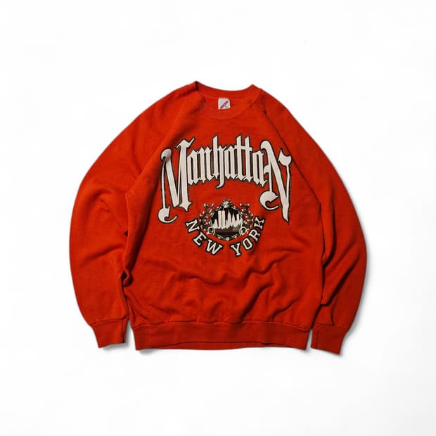 80s 져지스 맨하탄 뉴욕 스웻셔츠 맨투맨 XL