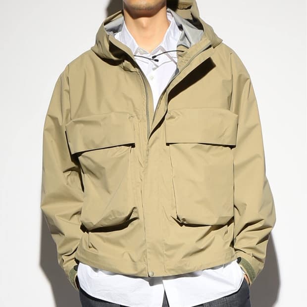 언유즈드 빅퍼켓 윈드브레이커 베이지 3size