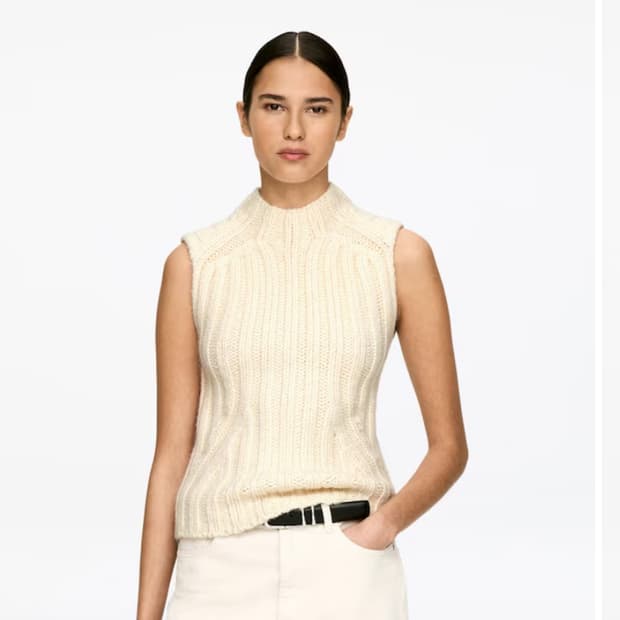 arket 아르켓 knit rib vest