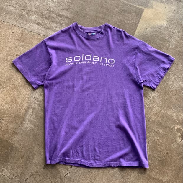 90s soldano 일렉기타 앰프 프로모션 티셔츠