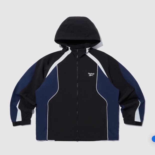 리복 26ss 후드 윈드 브레이커 L