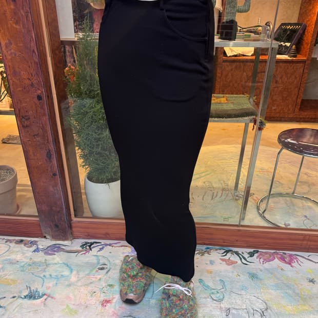 Y’s yohji yamamoto fitted jersey skirts