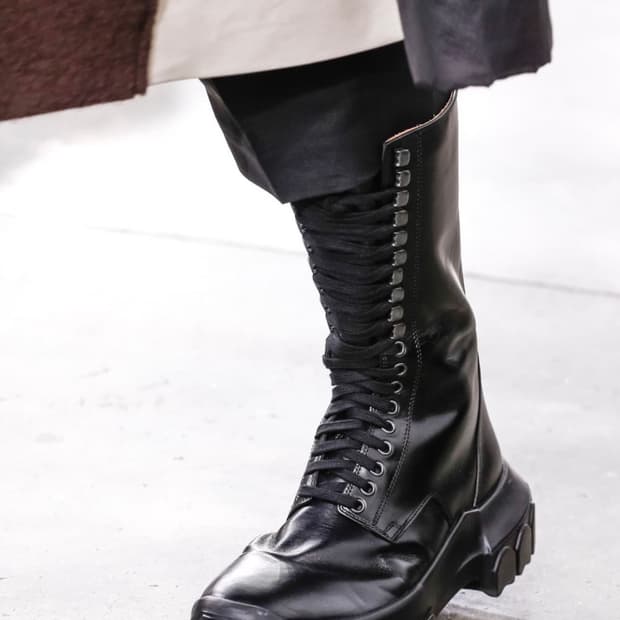 릭오웬스 18FW 시시포스 트랙터 부츠