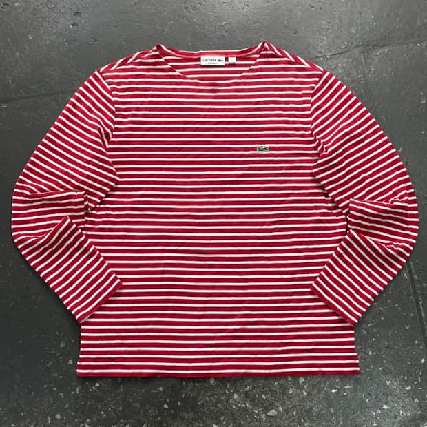 100 라코스테 단가라 롱슬리브
