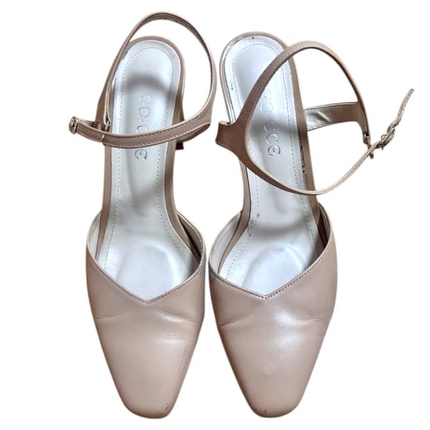 [240] 고세 GO CCE 누드톤 스트랩 미들힐 