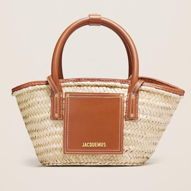 자크뮈스 르 쁘띠 베스킷백 라탄 토트백