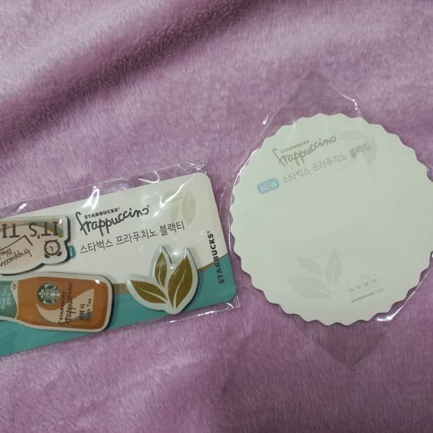스타벅스 마그넷 + 메모지