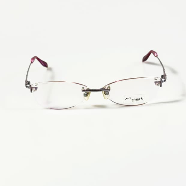 일본제 MATSURI 무테 오벌 티타늄 메탈 빈티지 안경