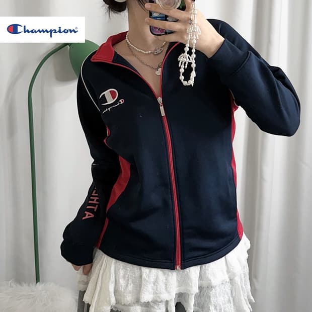 챔피온 네이비 & 레드 져지