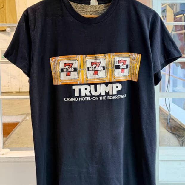 80’s 트럼프 카지노 프로모션 티셔츠