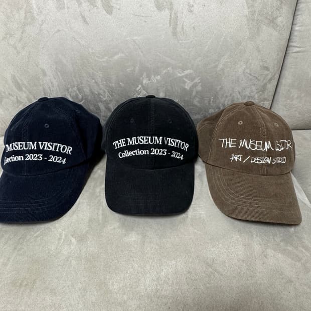 더뮤지엄비지터 코듀로이 볼캡 일괄