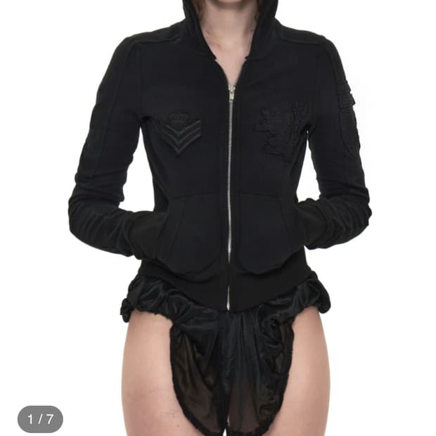 604service 아미 패치 후드집업