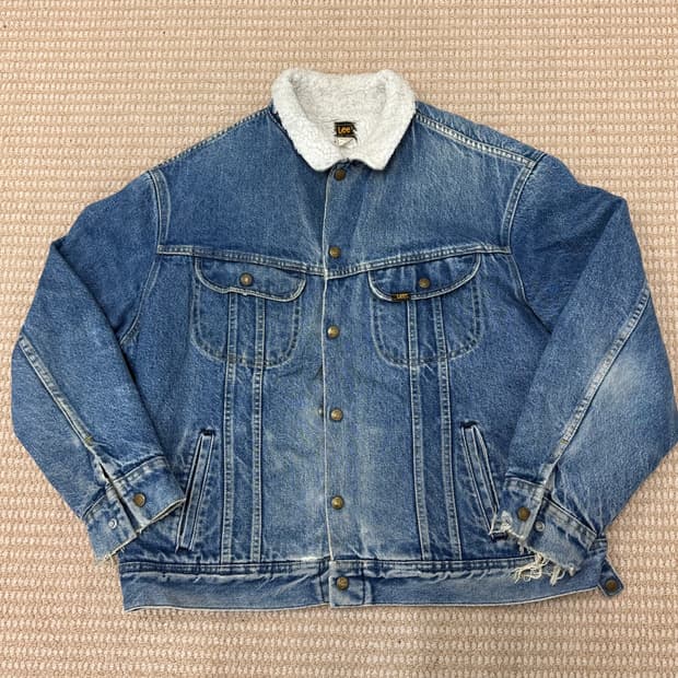 리 Lee 데님 쉐르파 자켓 80년대 USA