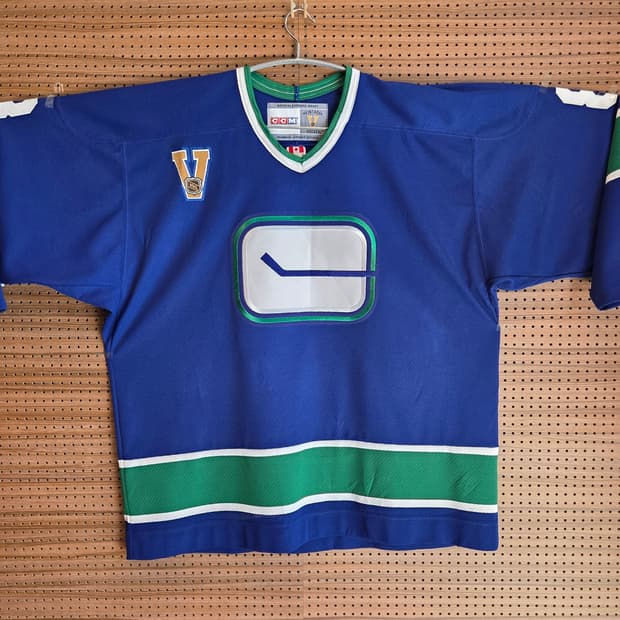 [00s 빅사이즈] CCM NHL 밴쿠버 커넉스 빈티지 하키져지