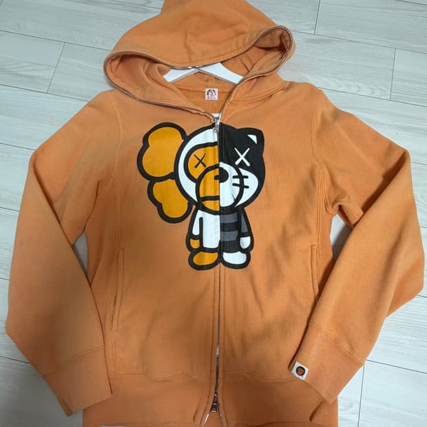 베이프 베이비마일로 카우스 후드집업