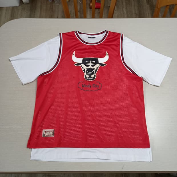 M95-L100 NBA BULLS 냉감스판 반팔티셔츠 L-639