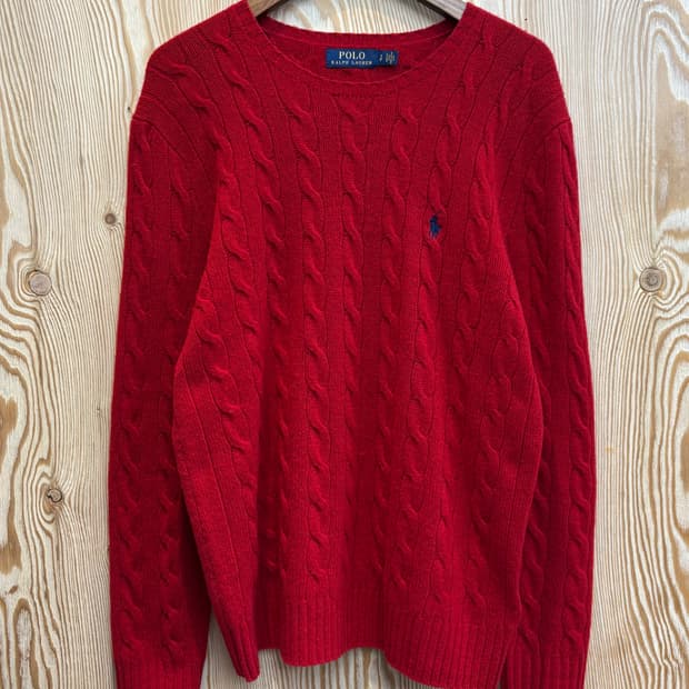 폴로 랄프로렌 케이블 니트