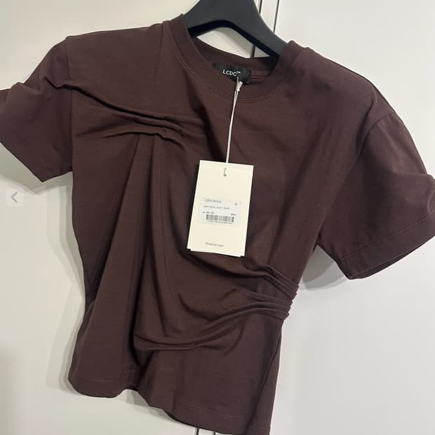 m)엘씨디씨 다트 슬립 브라운 티셔츠