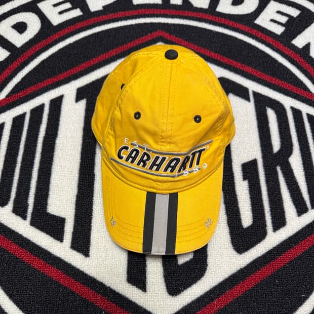 칼하트 벨크로 백 볼캡 옐로우
