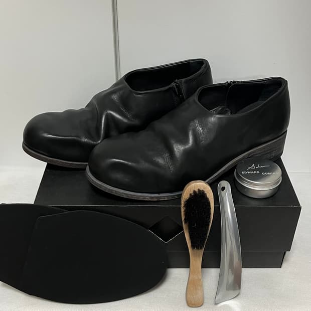 [42,44]에드워드 커밍 25fw 버블 토 더비슈즈/블랙
