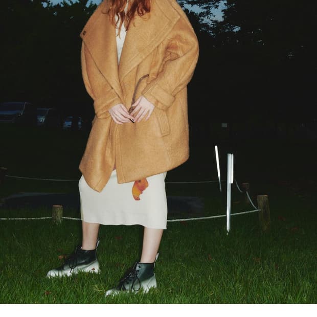 odlywork shop fawn funnel coat