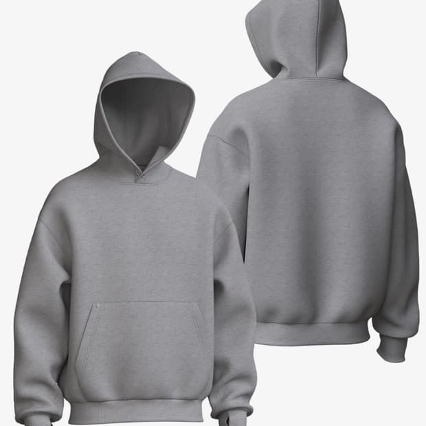 인템포무드 해비 코튼 썸홀 후디 L