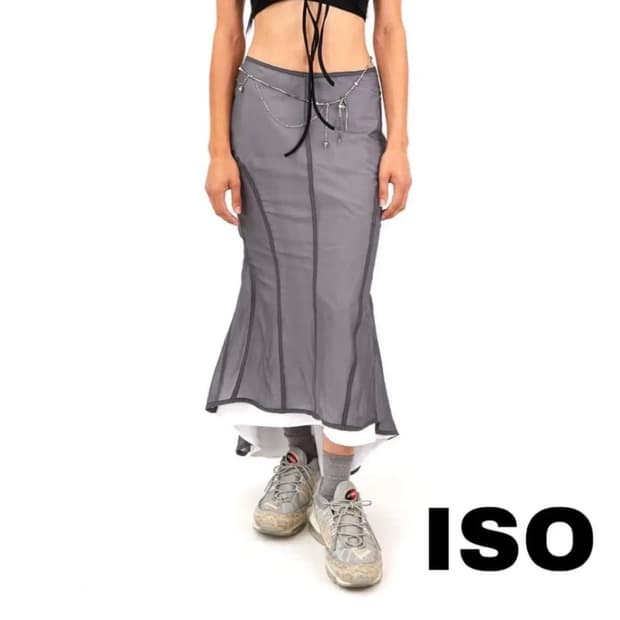 HYEIN SEO 혜인서 피시테일 미디 스커트 머메이드 스커트